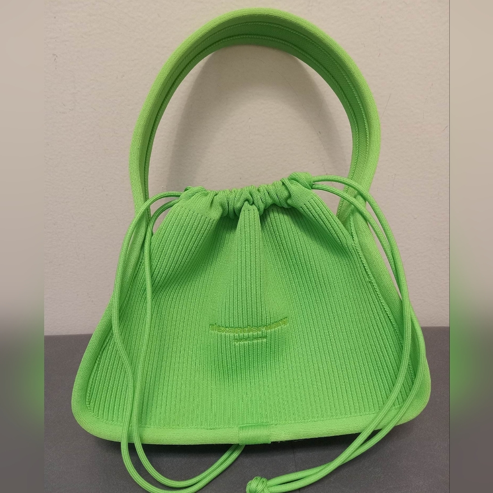 Alexander Wang neon Green bag